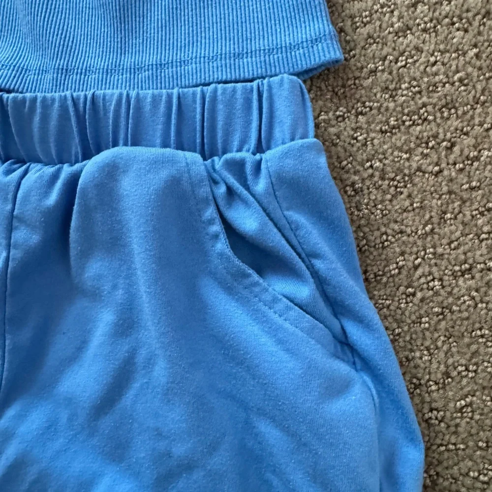 btween Blue Ruffle Jumpsuit for Kids - Picture 2 of 6